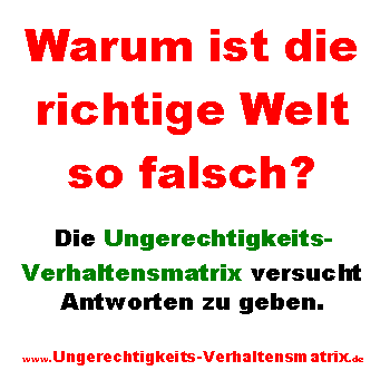 Warum ist die richtige Welt so falsch?